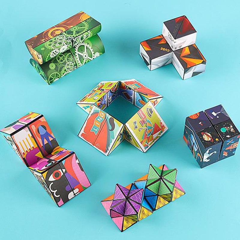 🎁 50% OFF CHRISTMAS PROMOTION! ✨ Extraordinary 3D Magic Cube - 6-Sided Magnetic Puzzle with Smooth Rotation for Brain Training & Fun 🧠🔮
