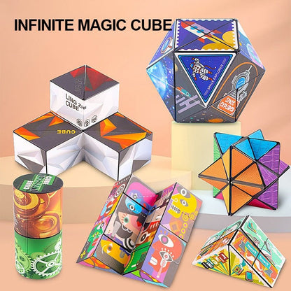 🎁 50% OFF CHRISTMAS PROMOTION! ✨ Extraordinary 3D Magic Cube - 6-Sided Magnetic Puzzle with Smooth Rotation for Brain Training & Fun 🧠🔮