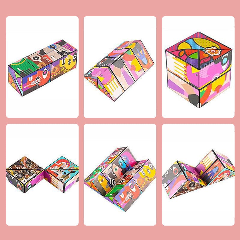 🎁 50% OFF CHRISTMAS PROMOTION! ✨ Extraordinary 3D Magic Cube - 6-Sided Magnetic Puzzle with Smooth Rotation for Brain Training & Fun 🧠🔮