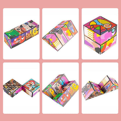🎁 50% OFF CHRISTMAS PROMOTION! ✨ Extraordinary 3D Magic Cube - 6-Sided Magnetic Puzzle with Smooth Rotation for Brain Training & Fun 🧠🔮