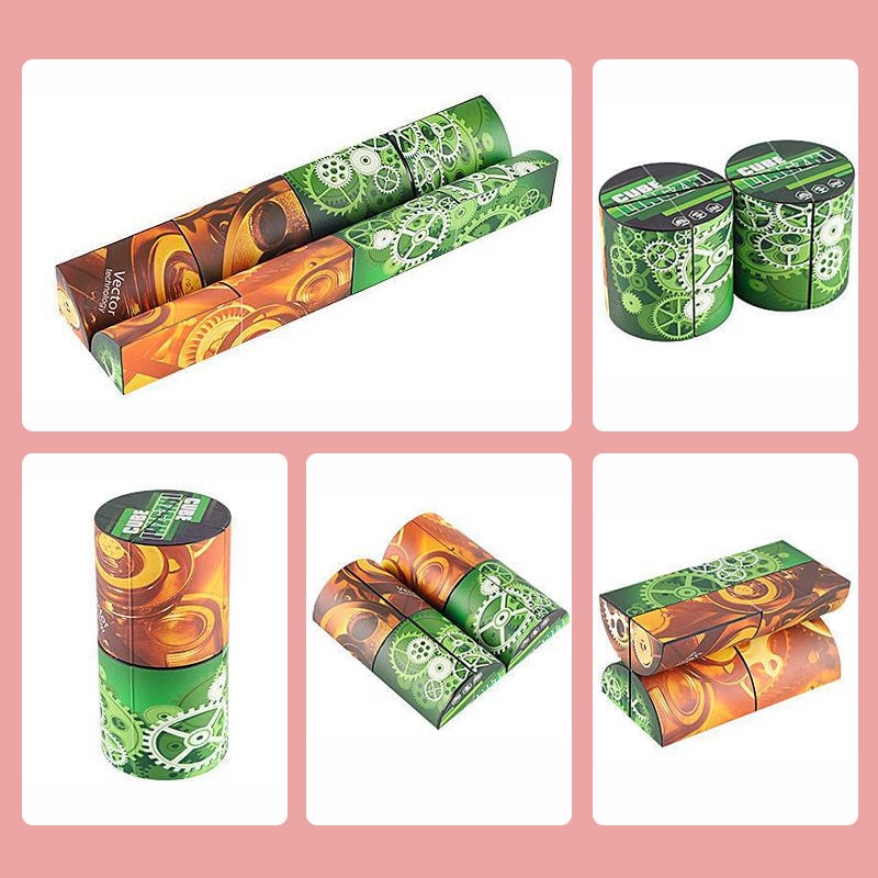 🎁 50% OFF CHRISTMAS PROMOTION! ✨ Extraordinary 3D Magic Cube - 6-Sided Magnetic Puzzle with Smooth Rotation for Brain Training & Fun 🧠🔮