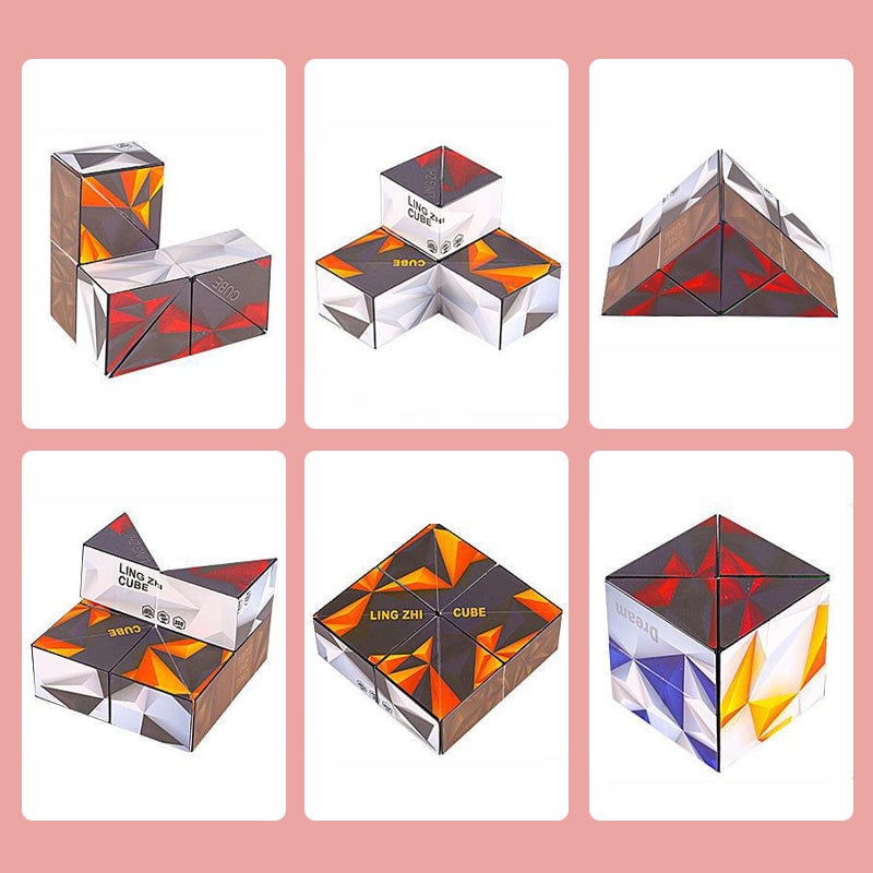🎁 50% OFF CHRISTMAS PROMOTION! ✨ Extraordinary 3D Magic Cube - 6-Sided Magnetic Puzzle with Smooth Rotation for Brain Training & Fun 🧠🔮