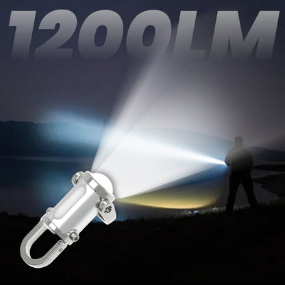 🏆Flash Sale⚡ 50K+ SOLD! Almost Gone-💥1200LM Super Bright Mini Keychain Flashlight Waterproof💡