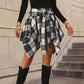 💖What should I wear tomorrow?💖Women's Plaid High Waisted Pleated Skirt