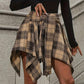 💖What should I wear tomorrow?💖Women's Plaid High Waisted Pleated Skirt