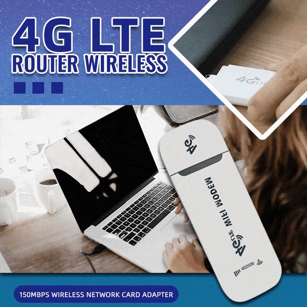 🎉LAST DAY SALE 60% OFF🔥4G LTE Router Wireless USB Mobile Broadband⚡ 150Mbps Wireless Network Card Adapter