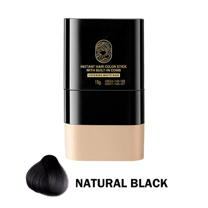 💇‍♀️✨ Instant Hair Color Stick with Built-In Comb – Quick Gray Root Touch-Up Pen, Non-Sticky, Sweat-Resistant & Washable Temporary Hair Dye!