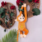 Creative Monkey Curtain Tieback with Snap Button