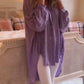 Women’s Trendy Loose Fit Long Sleeve Tunic Top