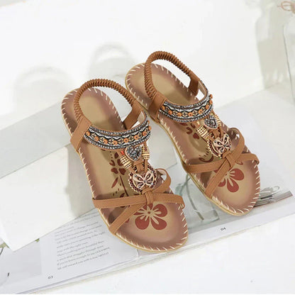 👡 40% OFF NOW! 💎 Bohemian Orthopedic Sandals – Arch Support, Non-Slip Sole & Barefoot Comfort for All-Day Wear 🌈