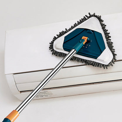 🔥Hot Sale 50% Off 💕 Multi-purpose Telescopic Pole 360° Rotatable Triangle Water Absorbing Dust Mop