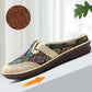 Women's Embroidered Linen Soft Sole Sandals