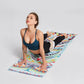 Stylish Printed Non-Slip Yoga Towel