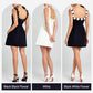 Women's Elegant Floral Square Neck Pocket Dress