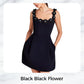 Women's Elegant Floral Square Neck Pocket Dress