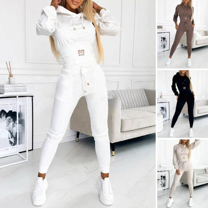 🌸🌸🌸2025 HOT SALE -50%OFF Women's Two-Piece Hooded Tracksuit Set