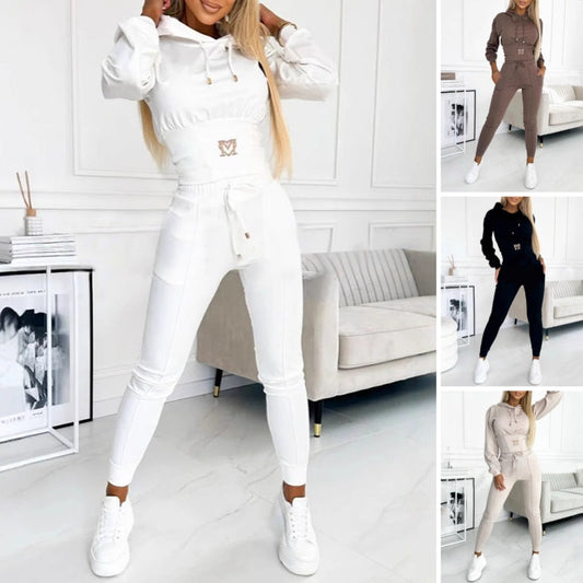 🌸🌸🌸2025 HOT SALE -50%OFF Women's Two-Piece Hooded Tracksuit Set