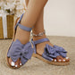 Women's Fashion Bow Flat Sandals
