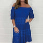 🔥Factory Direct Sales🔥Women's lace hollow layered elegant off-shoulder dress