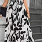 🔥Women's Summer Dress High Waist Short Sleeve Round Neck Floral💗✨Embrace The Elegance