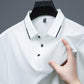 ✈️T short-sleeved shirt with cuffs for business casual men