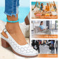 🏖️Summer Hot Sale 50% OFF🌼Women's Fashion Hollow Out Chunky High Heel Sandals