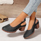 🏖️Summer Hot Sale 50% OFF🌼Women's Fashion Hollow Out Chunky High Heel Sandals