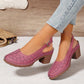 🏖️Summer Hot Sale 50% OFF🌼Women's Fashion Hollow Out Chunky High Heel Sandals