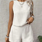 Women's Casual Sleeveless Top Shorts 2-Piece Set