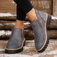 🎉2026 New Products Hot Sale✨Women's Round-Toe Ankle Boots with Side Zipper