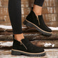 🎉2026 New Products Hot Sale✨Women's Round-Toe Ankle Boots with Side Zipper