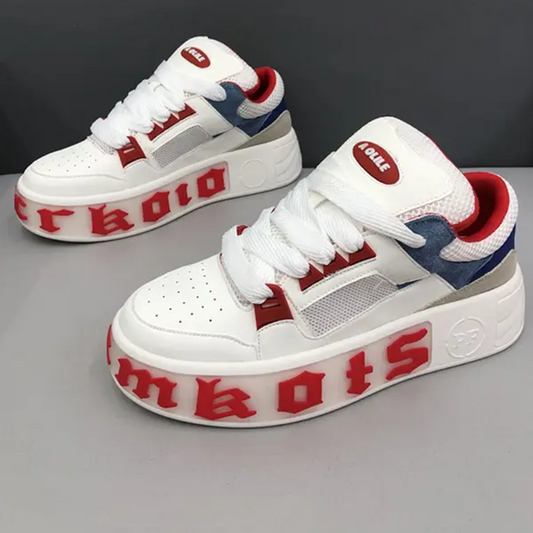 Men’s Fashion Chunky Lace-Up Sneakers