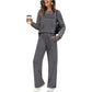 🎁2026 New Arrivals 50% OFF💥Women's Crew Neck Top & Drawstring Pants Set👚👖
