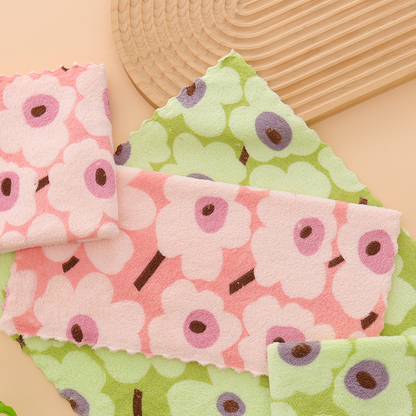 🔥Hot Seller🔥5PCS Coral Flannel Dish Towels for Home Use