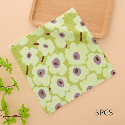 🔥Hot Seller🔥5PCS Coral Flannel Dish Towels for Home Use