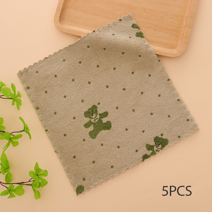 🔥Hot Seller🔥5PCS Coral Flannel Dish Towels for Home Use