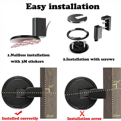 🎊Free 3M adhesive🎁Mechanical Floor Door Stopper