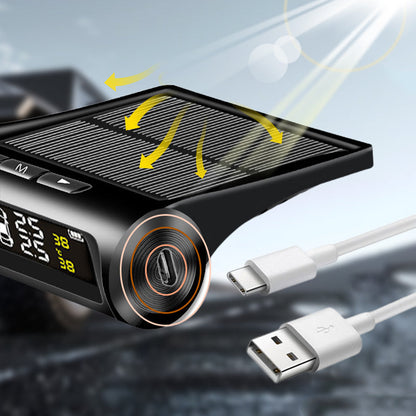 🚗 60% OFF NOW! ✨ Solar Tire Pressure Monitor - Real-Time 4-Wheel Display with Wireless Sensors & Waterproof Design for Enhanced Safety 🔋🌞