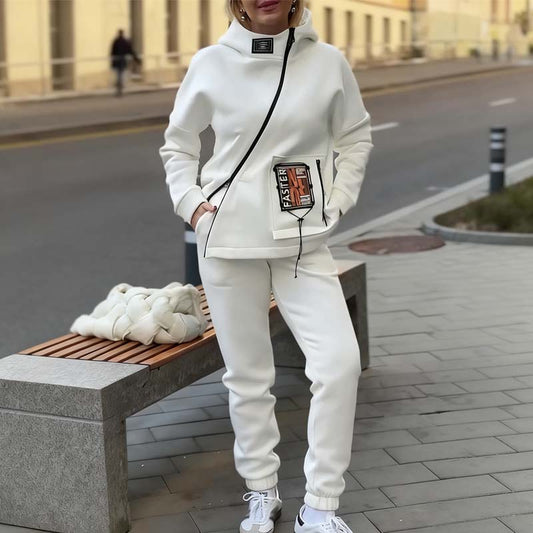 ❄️Winter Sale - 49% OFF🧥Women Casual Stand Collar Zip-up Jacket & Pants Set