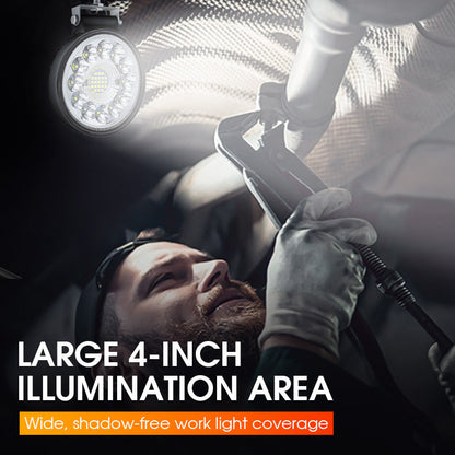 🚘 Next-Gen 99W LED Headlight – Ultra-Bright Flood Beam, Energy Efficient & Long-Lasting Off-Road Work Light for Every Terrain