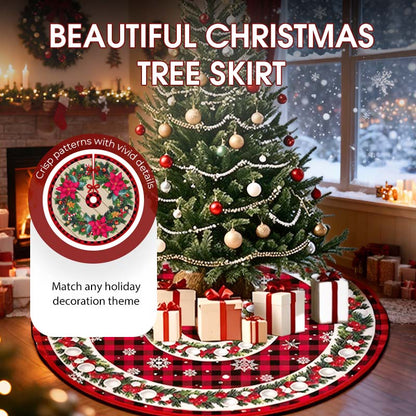 Beautiful Christmas Tree Skirt: Holiday Atmosphere