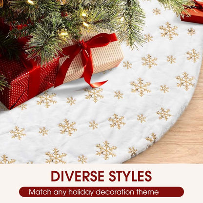 Beautiful Christmas Tree Skirt: Holiday Atmosphere