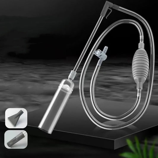 No-Spill Fish Tank Vacuum – Fast Water Change, Safe for Fish, Super Easy Cleaning!