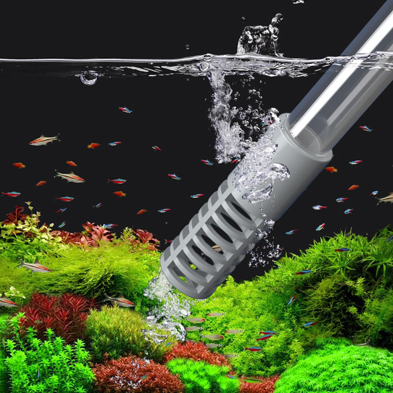 No-Spill Fish Tank Vacuum – Fast Water Change, Safe for Fish, Super Easy Cleaning!