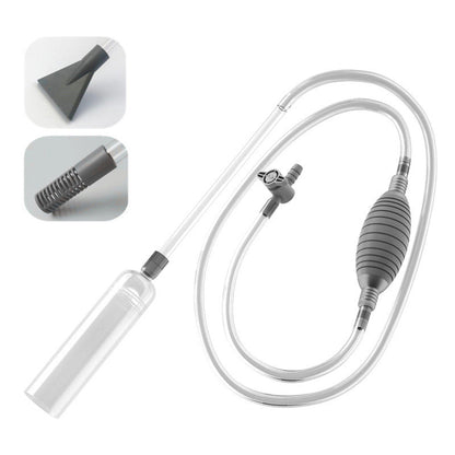 No-Spill Fish Tank Vacuum – Fast Water Change, Safe for Fish, Super Easy Cleaning!