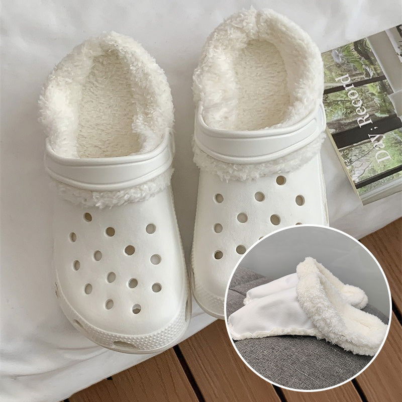 👣 Slide-In Warmth! Soft, Washable Clog Liners for Cozy Feet All Winter Long