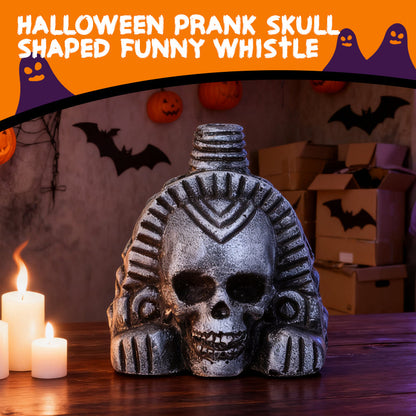 Halloween Prank Skull Shaped Funny Whistle