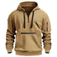 🍂Men's Warm Utility Quarter-Zip Hoodie -👏Comfort, Style, And Practicality Are Combined In One Versatile Piece!