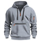 🍂Men's Warm Utility Quarter-Zip Hoodie -👏Comfort, Style, And Practicality Are Combined In One Versatile Piece!