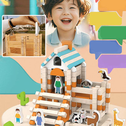 ✨Last day of the limited-time 50% off sale!✨Educational Wooden Building Blocks